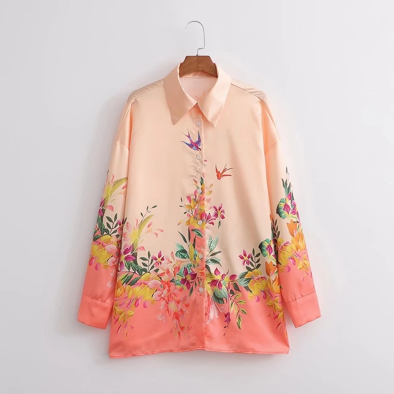 Loose Women Printed Shirt Spring 2022 New Fashion Full Sleeve Oversize Blusa Female Casual Blouse
Loose Women Printed Shirt Spring 2022 New Fashion Full Sleeve Oversize Blusa Female Casual Blouse