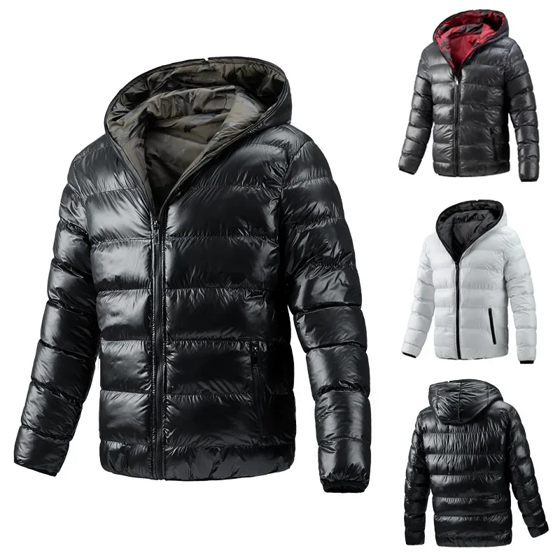 Autumn Winter Mens Double-sided Winter Wear Warm Cotton Hooded Outerwear Parkas Long Sleeve Shiny Fabric Parkas Plus Size Xxl
Autumn Winter Mens Double-sided Winter Wear Warm Cotton Hooded Outerwear Parkas Long Sleeve Shiny Fabric Parkas Plus Size Xxl