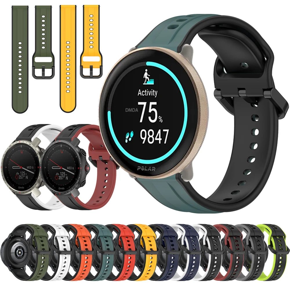 Sports Silicone Band For POLAR IGNITE 3 Strap POLAR VANTAGE M2 M/UNITE 2/GRIT X 20mm 22mm Rubber Replace Breathable Accessorie
Sports Silicone Band For POLAR IGNITE 3 Strap POLAR VANTAGE M2 M/UNITE 2/GRIT X 20mm 22mm Rubber Replace Breathable Accessorie