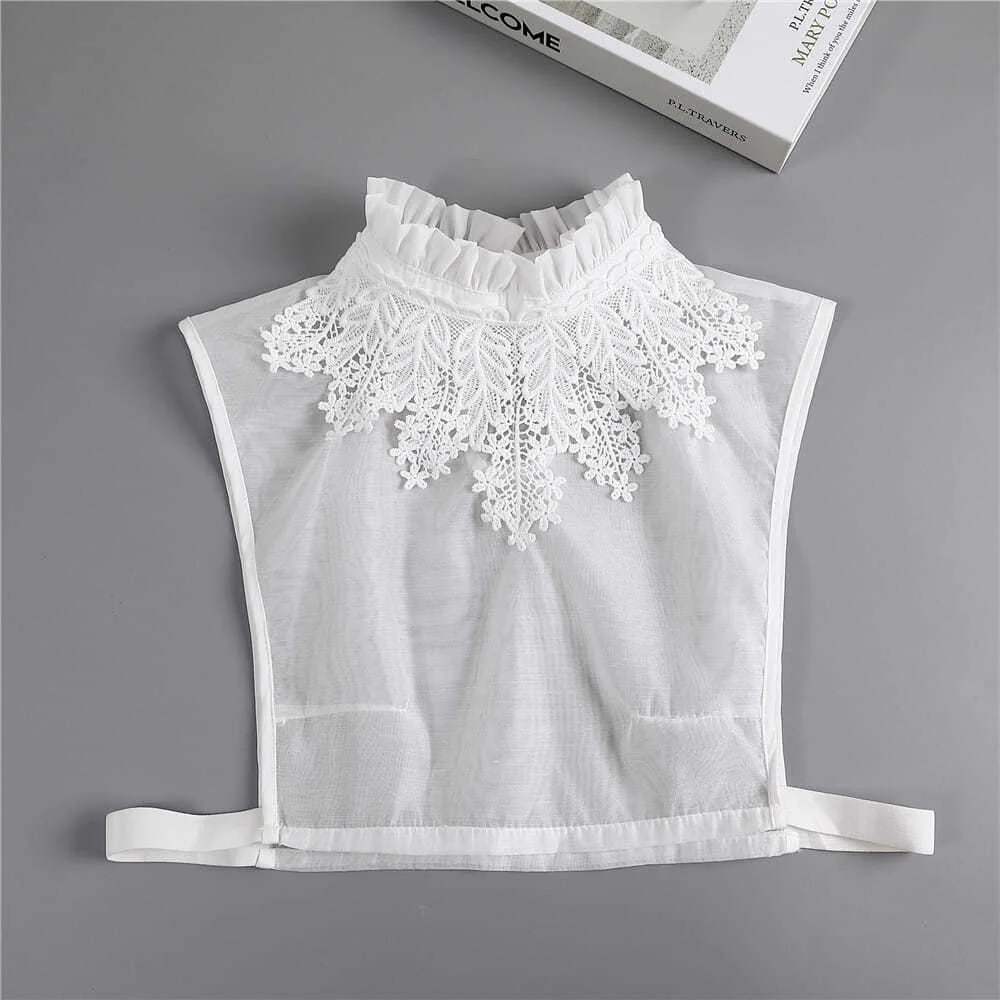 Beautiful White Stand Collar Lady Flower Piece Decoration Shirt False Children
Beautiful White Stand Collar Lady Flower Piece Decoration Shirt False Children