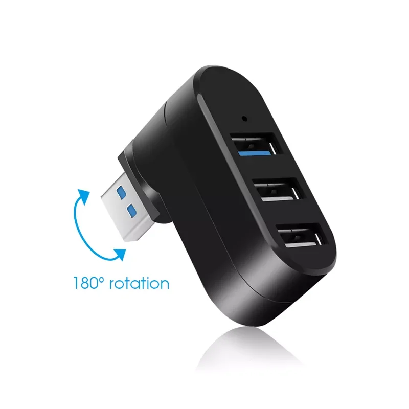 Original Hub 3.0 Adapter Rotate High Speed U Disk Reader Splitter 3 Ports USB 2.0 for Computer PC Laptop Mac Mini Accessories
Original Hub 3.0 Adapter Rotate High Speed U Disk Reader Splitter 3 Ports USB 2.0 for Computer PC Laptop Mac Mini Accessories