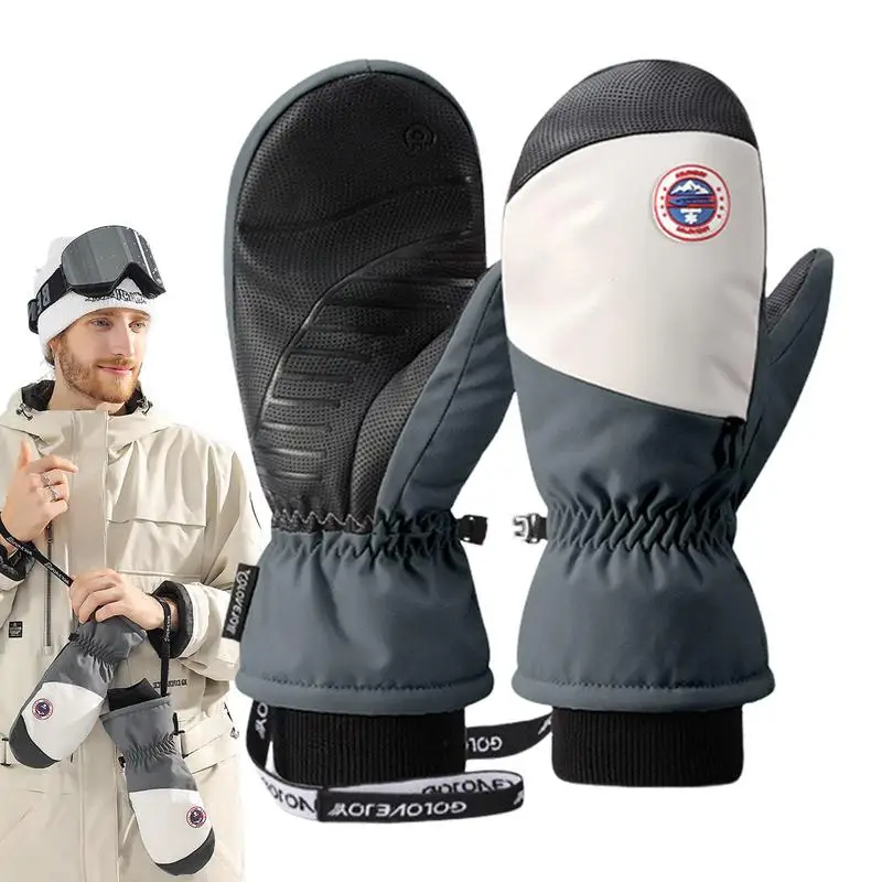 Зимние перчатки, теплые лыжные перчатки, женские водонепроницаемые варежки для сенсорного экрана, для снегохода, ветрозащитные с поводком на запястье, теплые толстые
Зимние перчатки, теплые лыжные перчатки, женские водонепроницаемые варежки для сенсорного экрана, для снегохода, ветрозащитные с поводком на запястье, теплые толстые