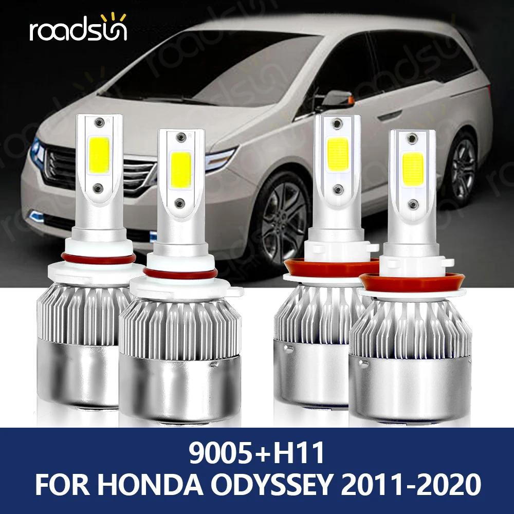 roadsun H11 Car Light for Honda Odyssey 2011-2020 LED Headlight 8000Lm 70W HB3 9005 6000K White COB Chips High Low Beam Bulb Kit
roadsun H11 Car Light for Honda Odyssey 2011-2020 LED Headlight 8000Lm 70W HB3 9005 6000K White COB Chips High Low Beam Bulb Kit
