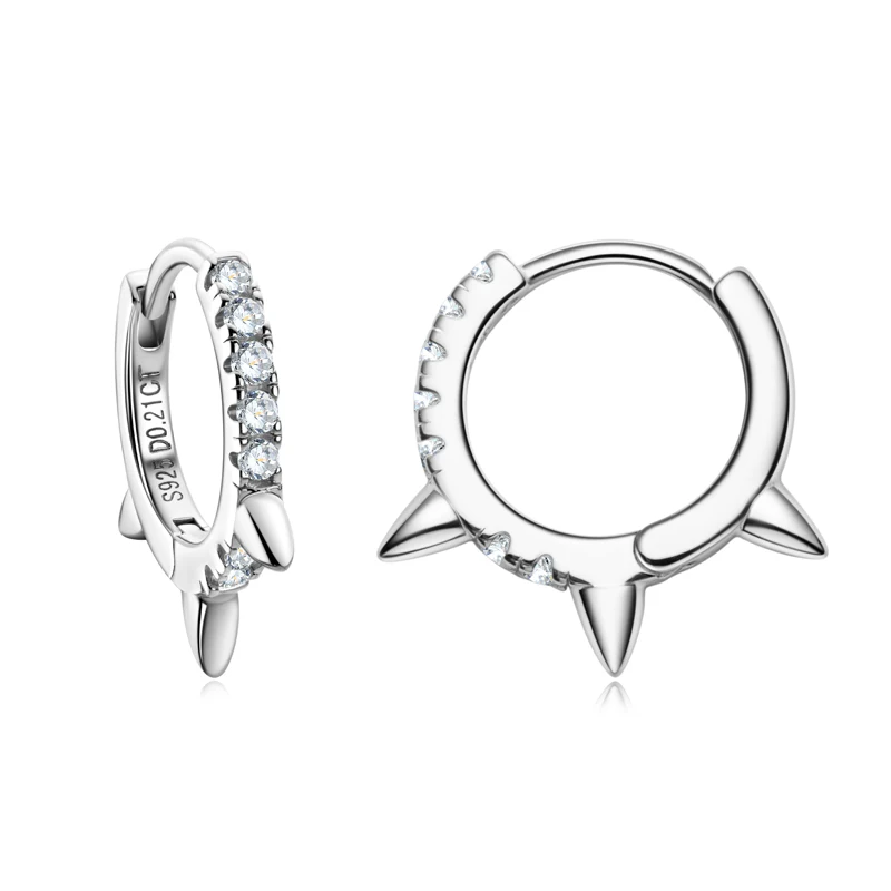 Anziw 1.5mm Round Moissanite Huggie Hoop Spike Earrings for Women Men Sterling Silver Hip Hop Jewelry Birthday Gifts
Anziw 1.5mm Round Moissanite Huggie Hoop Spike Earrings for Women Men Sterling Silver Hip Hop Jewelry Birthday Gifts