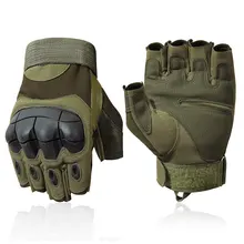 Fingerless Gloves For bicycle Mens tactical gloves Military Shooting Paintball Motorcycle Gloves Combat Hard Knuckle Glove