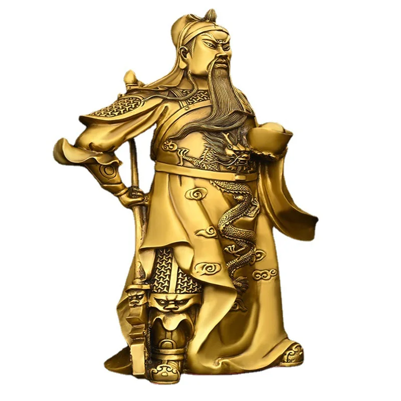 Brass Guan Gong Ornaments Brass Statue Buddha Statue Wu Huang Copper Statue Worship Living Room Lord Guan the Second Copper
Brass Guan Gong Ornaments Brass Statue Buddha Statue Wu Huang Copper Statue Worship Living Room Lord Guan the Second Copper