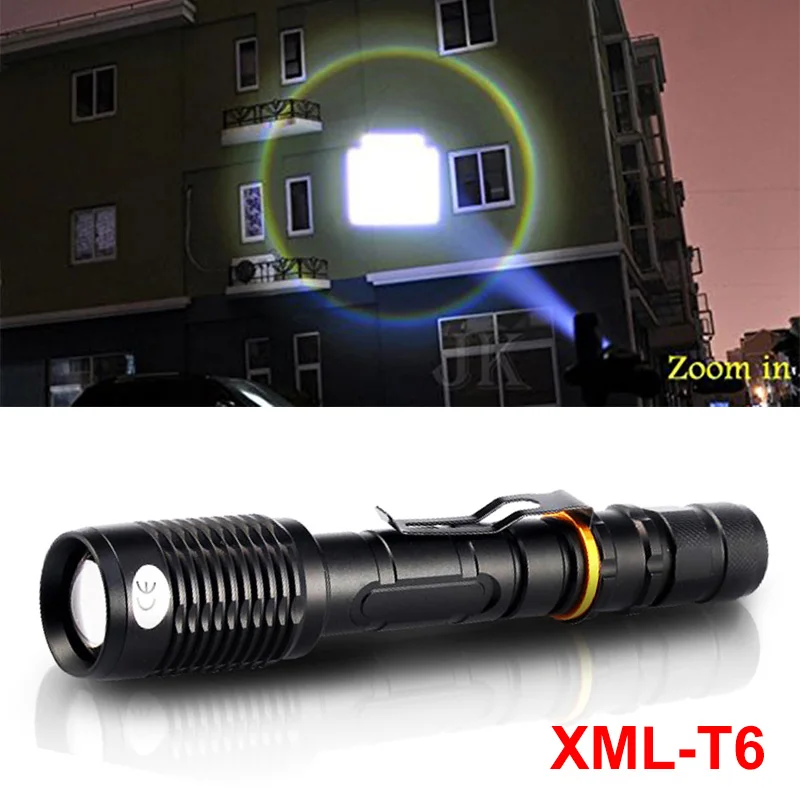 100000LM XML-T6 LED Flashlight with pen clip USB Rechargeable Flashlight 18650 Torch zoomable 5 modes led torch light lantern
100000LM XML-T6 LED Flashlight with pen clip USB Rechargeable Flashlight 18650 Torch zoomable 5 modes led torch light lantern