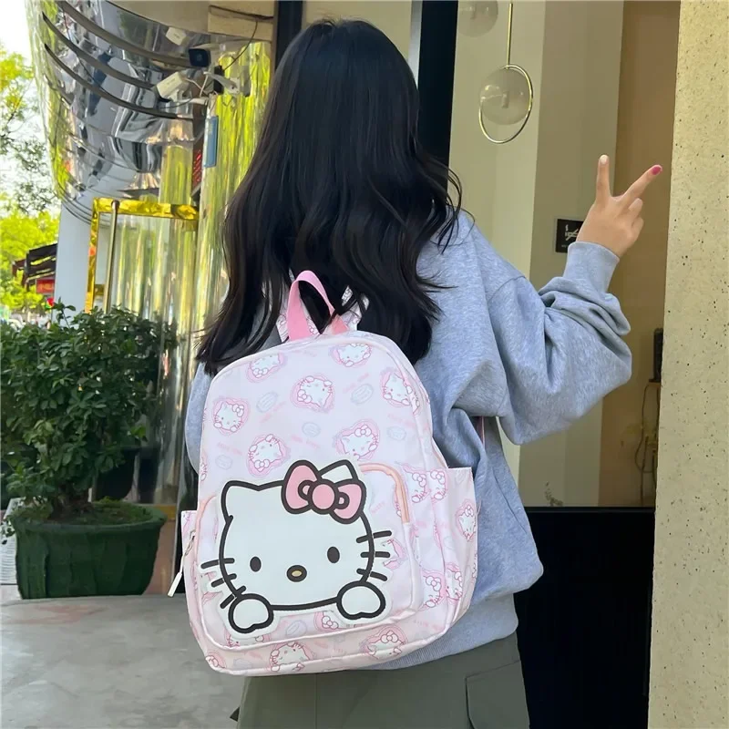 Sanrio Kawaii Anime Hello Kitty My Melody Student Schoolbag High-capacity Kuromi Cinnamoroll Christmas Halloween Girls Gifts 
Sanrio Kawaii Anime Hello Kitty My Melody Student Schoolbag High-capacity Kuromi Cinnamoroll Christmas Halloween Girls Gifts