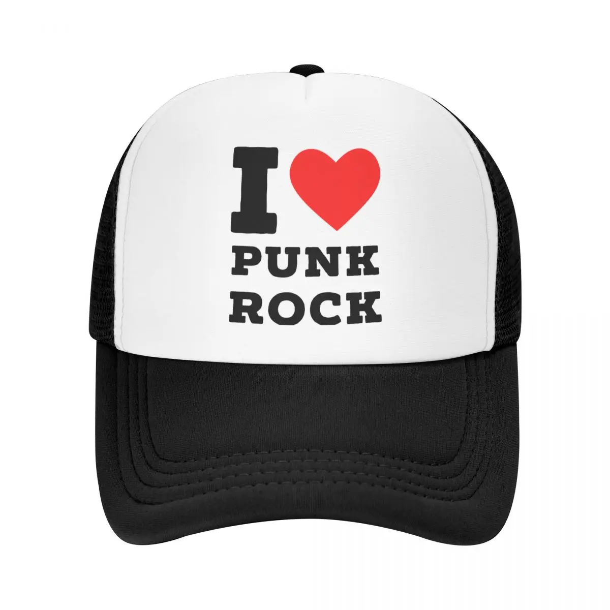 Custom I Love Punk Rock Baseball Cap Women Men Breathable Trucker Hat Streetwear Snapback Caps
Custom I Love Punk Rock Baseball Cap Women Men Breathable Trucker Hat Streetwear Snapback Caps
