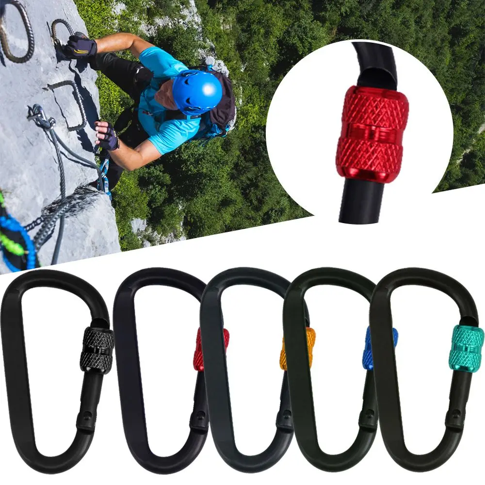 Mountaineering Protective Equipment Accessories Security Lock Climbing Key Hooks Backpack Buckle Professional Carabiner
Mountaineering Protective Equipment Accessories Security Lock Climbing Key Hooks Backpack Buckle Professional Carabiner