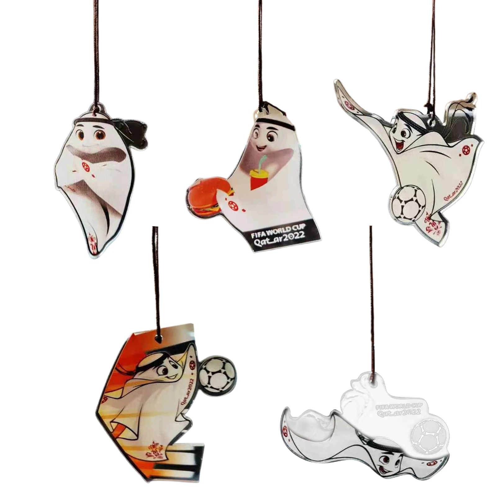 2022 Qatar Pendant Acrylic World-Cup Mascot Interior Pendant Accessories Football Cup Cute Cartoon La'eeb Cape Cloak Doll
2022 Qatar Pendant Acrylic World-Cup Mascot Interior Pendant Accessories Football Cup Cute Cartoon La'eeb Cape Cloak Doll