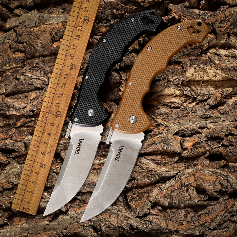 

Made Cold Steel TriAD TALWAR Mark XHP Blade G10 Handle Copper Washer Hunting Tactical Outdoor EDC Tool Folding Camp Knife