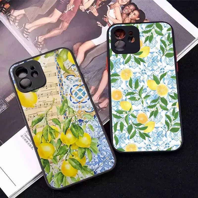 Mediterranean Lemon Phone Case for iPhone 14 11 12 13 Mini Pro Max 8 7 Plus X XR XS MAX Translucent Matte Cover
Mediterranean Lemon Phone Case for iPhone 14 11 12 13 Mini Pro Max 8 7 Plus X XR XS MAX Translucent Matte Cover