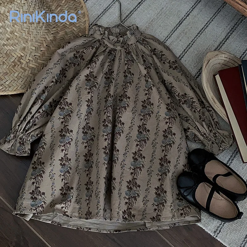 Vintage Toddler Baby Girl Dress 2023 Autumn New Long Sleeve Floral Print Pleated Dress Kid Clothes Children Clothing
Vintage Toddler Baby Girl Dress 2023 Autumn New Long Sleeve Floral Print Pleated Dress Kid Clothes Children Clothing