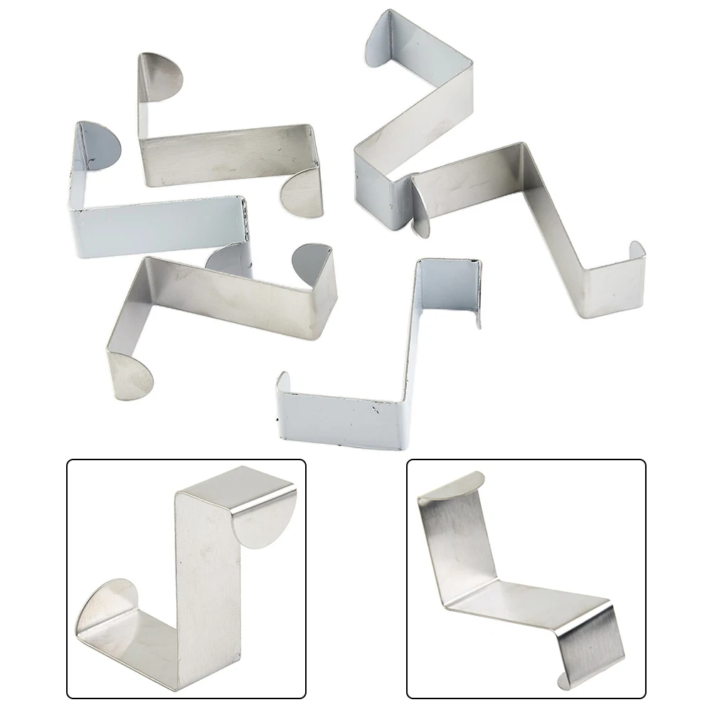 1Set Of 6 Multi Purpose Stainless Steel Hook For Standard Door, Drawer, Closet, Kitchen Bathroom Bedroom Colour: Silver
1Set Of 6 Multi Purpose Stainless Steel Hook For Standard Door, Drawer, Closet, Kitchen Bathroom Bedroom Colour: Silver