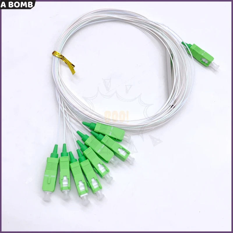 1*8 SC/APC PLC Splitter 0.9mm Steel Tube 1m Fiber Optic Splitter FTTH Optical Fiber Connector 1x8 SC APC Free Shipping
1*8 SC/APC PLC Splitter 0.9mm Steel Tube 1m Fiber Optic Splitter FTTH Optical Fiber Connector 1x8 SC APC Free Shipping