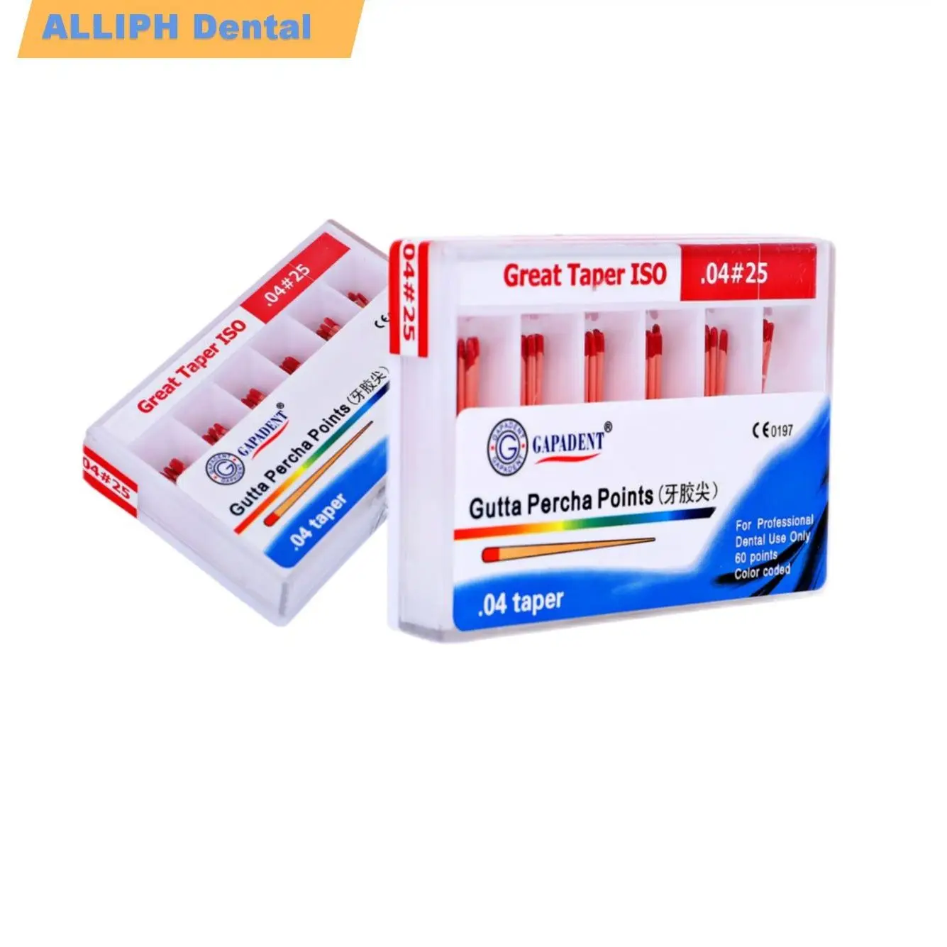 

5 Box Guttapercha Points Dental 04# Endodontics Fiber Tips Dentistry Filling Materials Endo Treatment