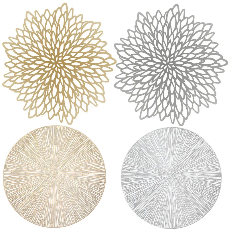 4/6/8PCS PVC Placemat for Dining Table Hollow Pad Coaster Pads Table Placemats Hot Stand Placemat Table Set Coasters
4/6/8PCS PVC Placemat for Dining Table Hollow Pad Coaster Pads Table Placemats Hot Stand Placemat Table Set Coasters