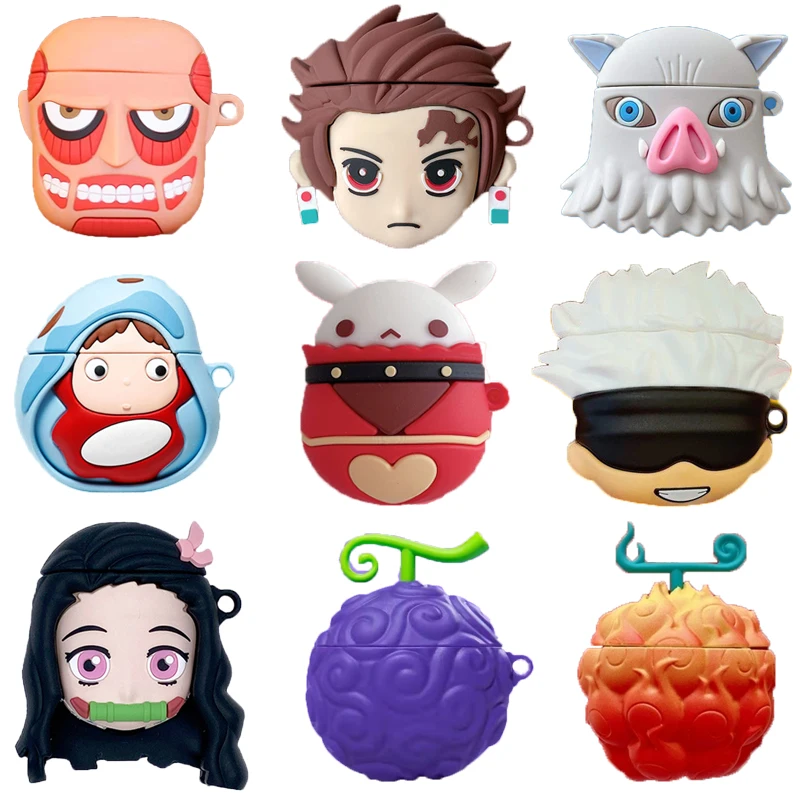3D Anime Silicone Earphone Case For Airpods Pro 3 Cute Cartoon Bluetooth Headphone Charging Box Cover For Airpods 1/2/3
3D Anime Silicone Earphone Case For Airpods Pro 3 Cute Cartoon Bluetooth Headphone Charging Box Cover For Airpods 1/2/3