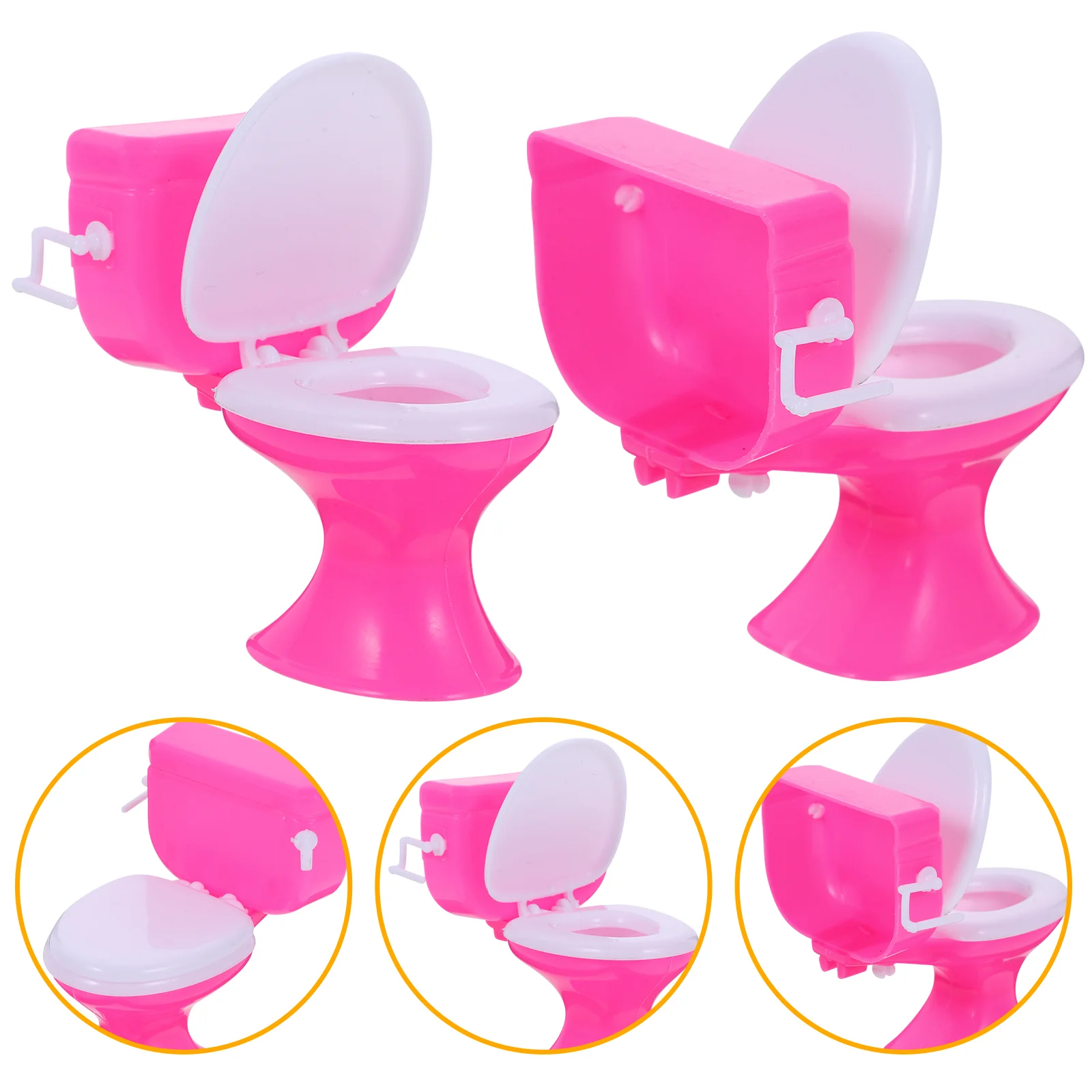 2 Pcs Dollhouse Toilet Simulation Toy Kids Mini Toilets Toys Accessories Plastic Child Baby
2 Pcs Dollhouse Toilet Simulation Toy Kids Mini Toilets Toys Accessories Plastic Child Baby