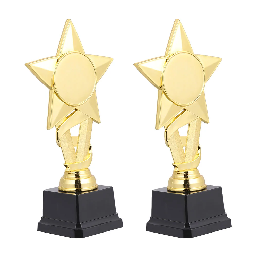 2Pcs Competition Trophy Game Trophy Pentastar Trophies for Awards Decor School Kids
2Pcs Competition Trophy Game Trophy Pentastar Trophies for Awards Decor School Kids