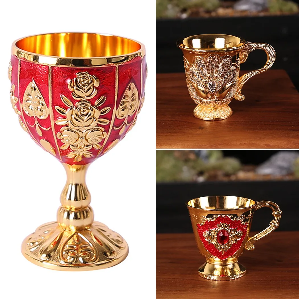 30ML Wine Glasses Champagne Glasses Beverage Goblet Cocktail Cup Gold Vintage European Style Creative Gift For Bar Home Decor
30ML Wine Glasses Champagne Glasses Beverage Goblet Cocktail Cup Gold Vintage European Style Creative Gift For Bar Home Decor
