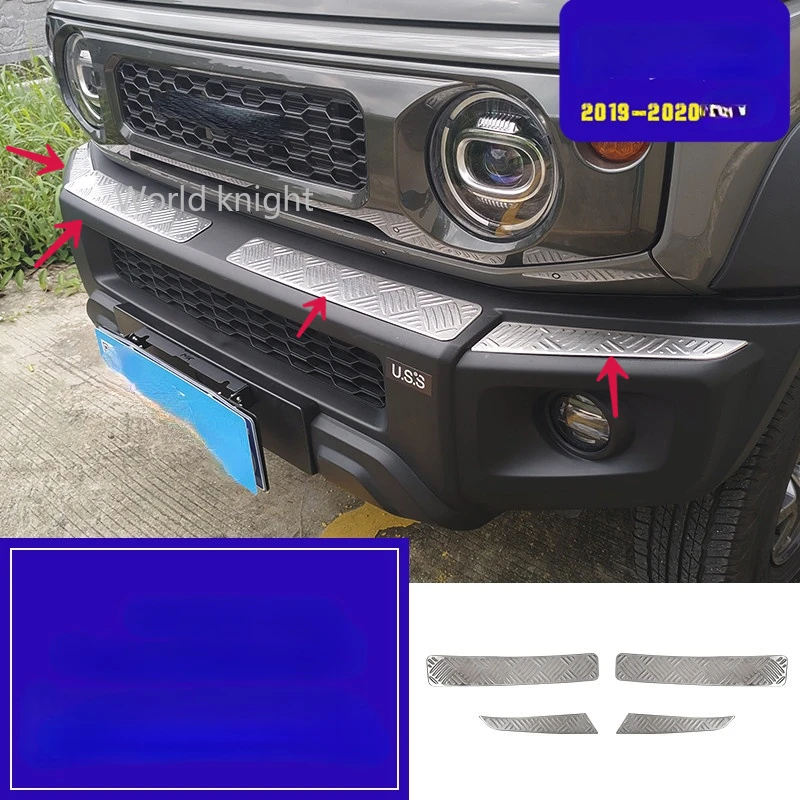 304 S.Steel Bumpers Protection Car Front Bumper Steel Trims Cover Panel Car Styling Accessories For Suzuki Jimny 2019+ JB64 JB74
304 S.Steel Bumpers Protection Car Front Bumper Steel Trims Cover Panel Car Styling Accessories For Suzuki Jimny 2019+ JB64 JB74