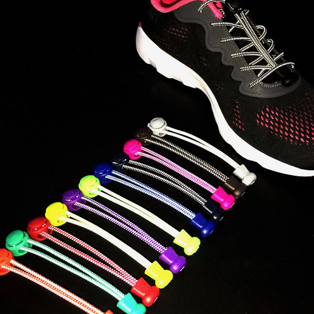 2pcs Reflective Shoelaces No Tie Shoelaces Elastic Lock Shoe Laces Running Jogging Canvas Sneakers Trainer Shoestrings Accessory
2pcs Reflective Shoelaces No Tie Shoelaces Elastic Lock Shoe Laces Running Jogging Canvas Sneakers Trainer Shoestrings Accessory