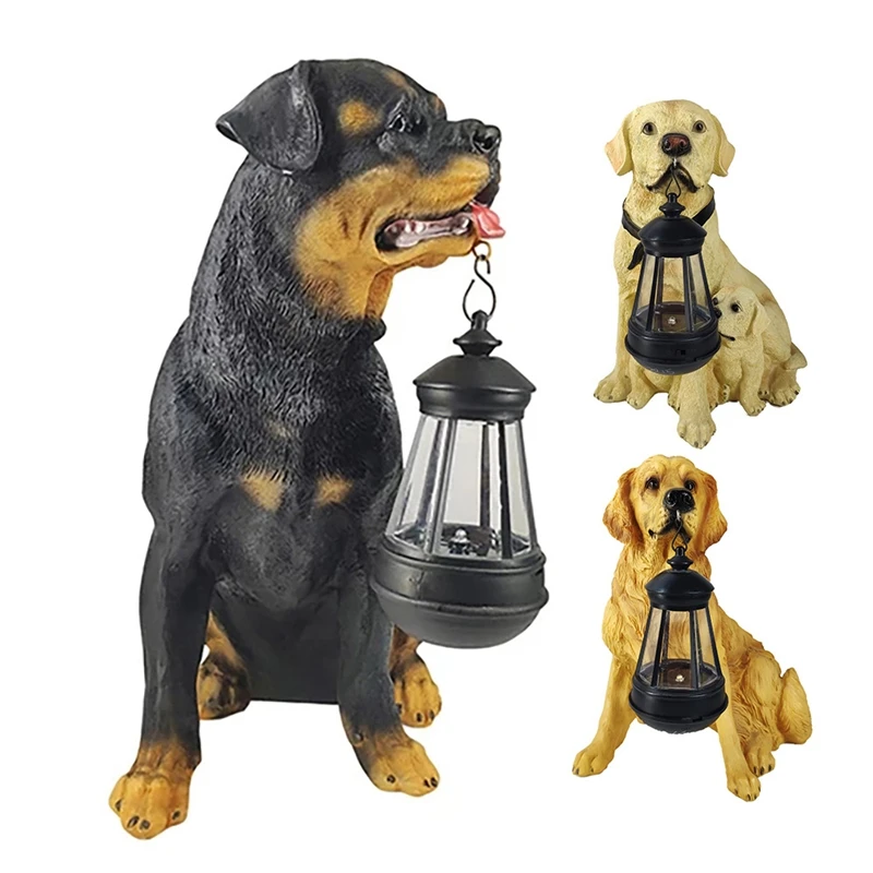 1Pcs LED Light Dog Statues Solar Light Dog Lantern Sculpture Resin Craft Ornament For Home Porch Decor Garden
1Pcs LED Light Dog Statues Solar Light Dog Lantern Sculpture Resin Craft Ornament For Home Porch Decor Garden