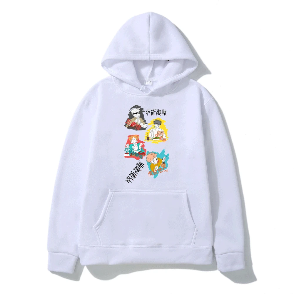 Harajuku Jujutsu Kaisen Anime Hoodie for Men Women 2022 Spring and Autumn New Trend Black Hooded Pullover Fleece Sweatshirts Man
Harajuku Jujutsu Kaisen Anime Hoodie for Men Women 2022 Spring and Autumn New Trend Black Hooded Pullover Fleece Sweatshirts Man