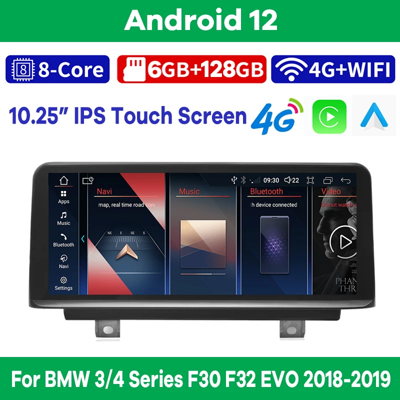 10.25" Android Car Multimedia Player GPS for BMW 3 Series F30 F31 F34 F32 F33 F36 2018-2019 EVO Auto Radio Stereo Video CarPlay
10.25" Android Car Multimedia Player GPS for BMW 3 Series F30 F31 F34 F32 F33 F36 2018-2019 EVO Auto Radio Stereo Video CarPlay
