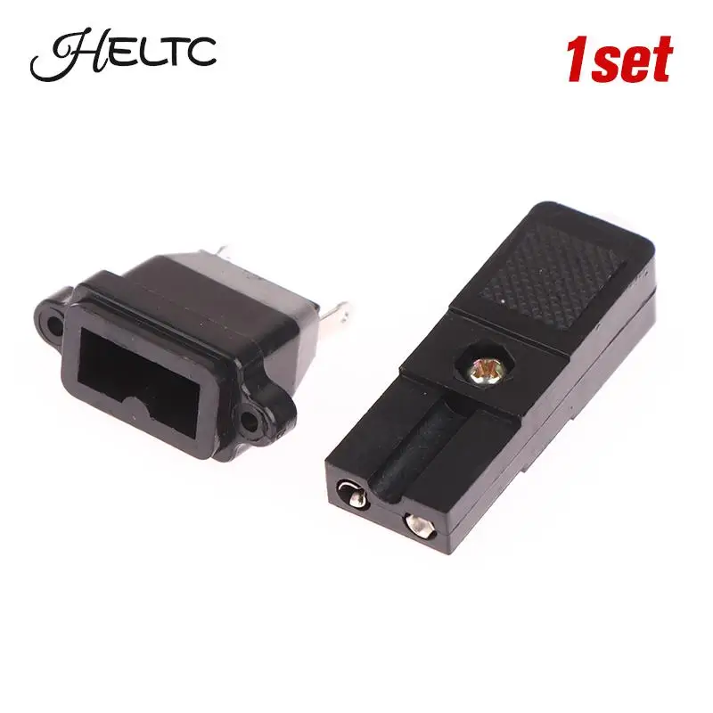 Двухпроводная электрическая вилка 250V 10A черная
Двухпроводная электрическая вилка 250V 10A черная