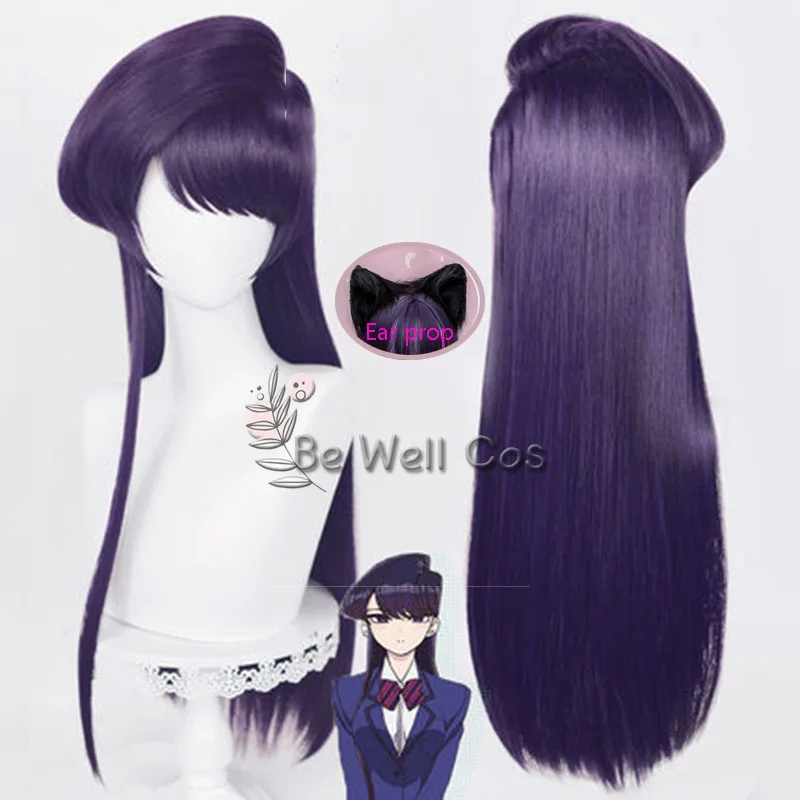 Komi Can't Communicate Shouko Komi Cosplay Wig Purple Long Wig Heat Resistant Synthetic Hair Komi-san Wa Komyushou Desu Ear Prop
Komi Can't Communicate Shouko Komi Cosplay Wig Purple Long Wig Heat Resistant Synthetic Hair Komi-san Wa Komyushou Desu Ear Prop