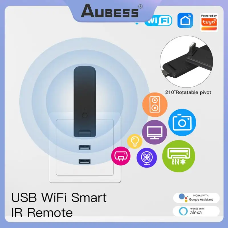 Умный пульт дистанционного управления Wi-Fi Tuya, беспроводной ИК-контроллер с USB, поворот на 210 °, переключатель для ТВ с ИК-подсветкой Alexa Google Home
Умный пульт дистанционного управления Wi-Fi Tuya, беспроводной ИК-контроллер с USB, поворот на 210 °, переключатель для ТВ с ИК-подсветкой Alexa Google Home