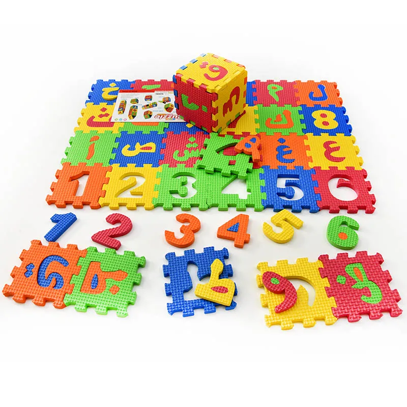 

36Pcs EVA Baby Play Foam Number Arabic Letter Mats Puzzle Toys for Kids Soft Floor Play Carpet Educational Crawling Mat Baby Toy