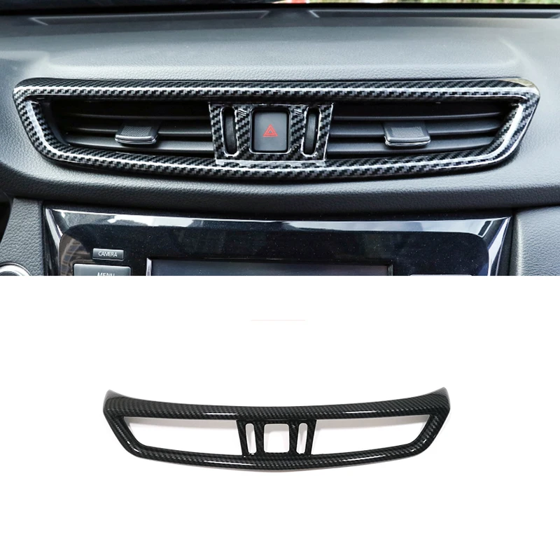 ABS Carbon fiber For Nissan Qashqai j11 2015 2016 2017 2018 accessories Car middle air outlet Decoration Cover Trim Car styling
ABS Carbon fiber For Nissan Qashqai j11 2015 2016 2017 2018 accessories Car middle air outlet Decoration Cover Trim Car styling