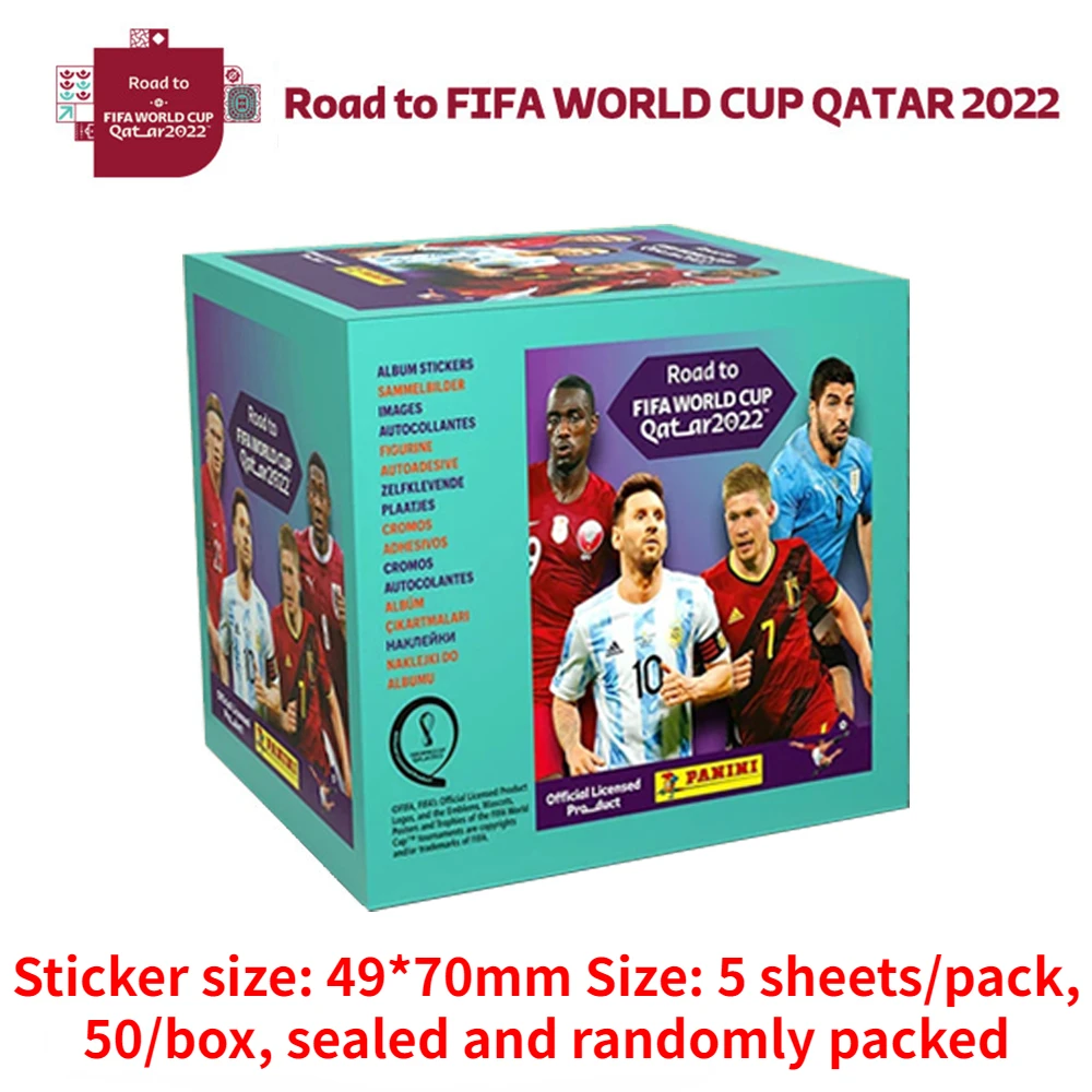 Panini FIFA 2022 Qatar World Cup Top 32 Hobby Football Stars Messi Cristiano Ronaldo Benzema Collectible Stickers Fan Club Gifts
Panini FIFA 2022 Qatar World Cup Top 32 Hobby Football Stars Messi Cristiano Ronaldo Benzema Collectible Stickers Fan Club Gifts