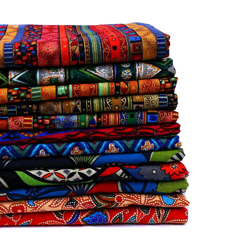 Ethnic Printed aborigines Characteristic Cotton Fabric DIY Decoration Textile Sewing Quilting Fabrics Tablecloth 100*145cm
Ethnic Printed aborigines Characteristic Cotton Fabric DIY Decoration Textile Sewing Quilting Fabrics Tablecloth 100*145cm
