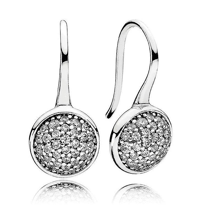 Authentic 925 Sterling Silver Popular Earring Dazzling Droplets With Crystal Hanging Earring With Crystal For Women Jewelry Gift
Authentic 925 Sterling Silver Popular Earring Dazzling Droplets With Crystal Hanging Earring With Crystal For Women Jewelry Gift