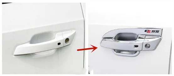 Для Changan CS55 2017-2020 ABS Хромированная дверная чаша ручка декоративные наклейки Защита от царапин украшение автомобильный Стайлинг
Для Changan CS55 2017-2020 ABS Хромированная дверная чаша ручка декоративные наклейки Защита от царапин украшение автомобильный Стайлинг