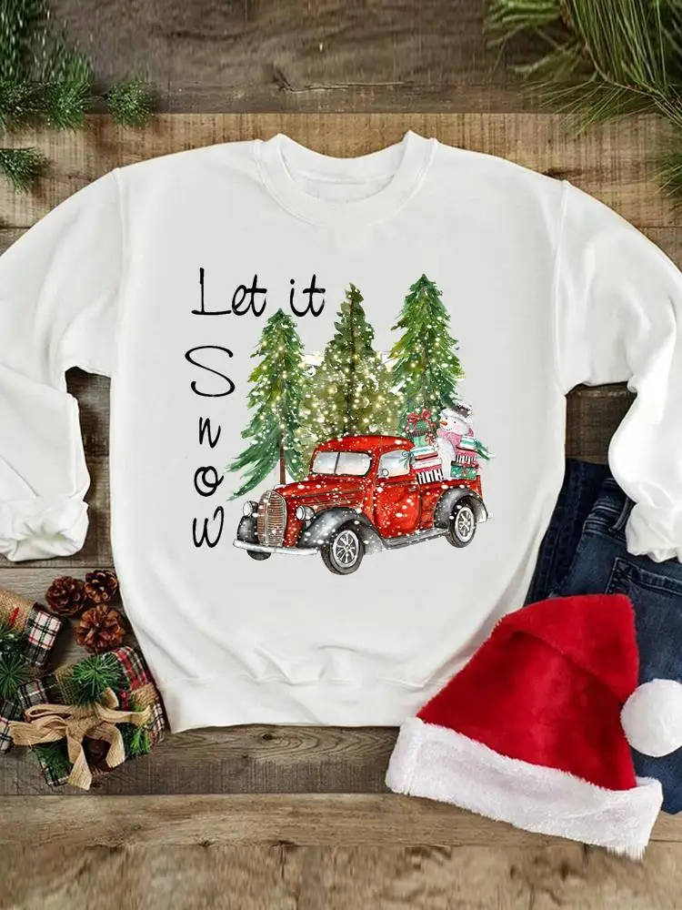 Winter Snowman Lovely Merry Christmas Happy New Year Sweatshirts Holiday Print Wear Fashion Women Clothing Graphic Pullovers
Winter Snowman Lovely Merry Christmas Happy New Year Sweatshirts Holiday Print Wear Fashion Women Clothing Graphic Pullovers