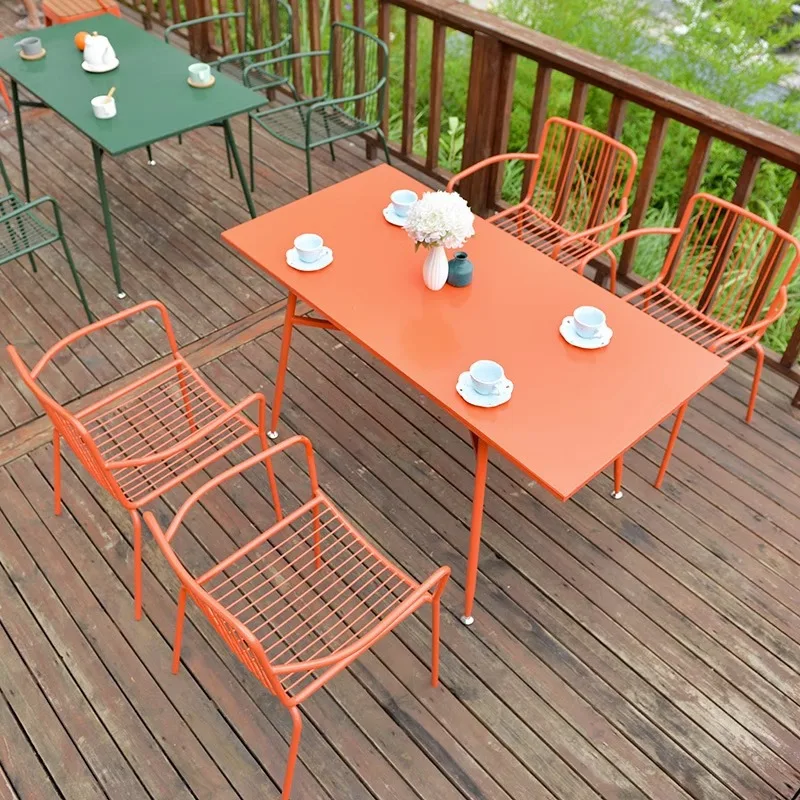 Outdoor Desk-Chair Combination Villa Courtyard Dining Furniture Table and Chair Combination
Outdoor Desk-Chair Combination Villa Courtyard Dining Furniture Table and Chair Combination