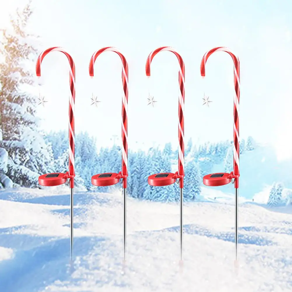 2Pcs Solar Power Christmas Candy Cane Lights Outdoor Warm LED Home Garden Pathway Yard Lawn Lights New Year Christmas Decor
2Pcs Solar Power Christmas Candy Cane Lights Outdoor Warm LED Home Garden Pathway Yard Lawn Lights New Year Christmas Decor