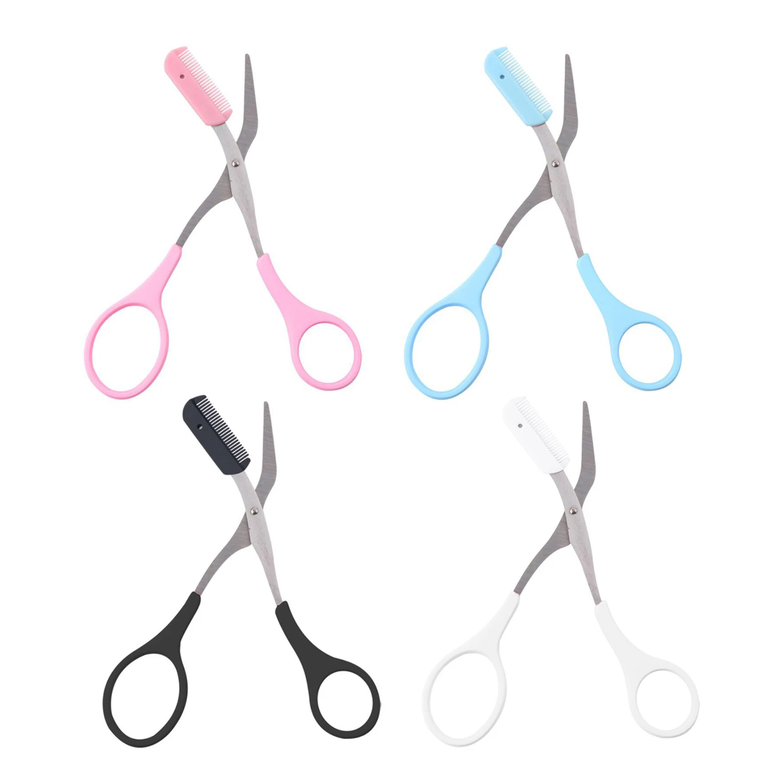 2pcs Manual Multifunctional Practical Eyebrow Scissor Stainless Steel Trimming Tool Non Slip Mini Portable Daily Hair Removal
2pcs Manual Multifunctional Practical Eyebrow Scissor Stainless Steel Trimming Tool Non Slip Mini Portable Daily Hair Removal
