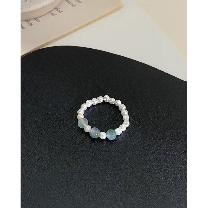 Fashion Cute Multi Beaded Imitation Pearl Crystal Adjustable Rope Chain Rings For Women Girl Continuous Circle Minimalist Ring
Fashion Cute Multi Beaded Imitation Pearl Crystal Adjustable Rope Chain Rings For Women Girl Continuous Circle Minimalist Ring