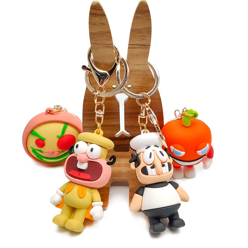 Pizza Tower Doll Keychain Cute Anime Figure Keyring Bag Pendant Peppino Pepper Man Key Chain Toy for Fans Friends Gift
Pizza Tower Doll Keychain Cute Anime Figure Keyring Bag Pendant Peppino Pepper Man Key Chain Toy for Fans Friends Gift