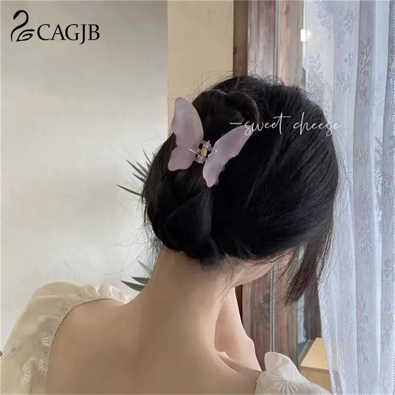 1pcs Fashion Cute Frosted Butterfly Hair Claw Hairpin Back Hairpin Clip Shark Clip Women Sweet Hair Accessory
1pcs Fashion Cute Frosted Butterfly Hair Claw Hairpin Back Hairpin Clip Shark Clip Women Sweet Hair Accessory