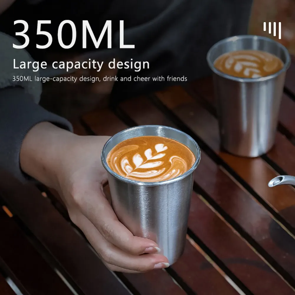 3Pcs Stainless Steel Coffee Cup 350ml Heat Insulation Anti-scalding Outdoor Camping Cutlery Corrosion-resistant Coffee Mug
3Pcs Stainless Steel Coffee Cup 350ml Heat Insulation Anti-scalding Outdoor Camping Cutlery Corrosion-resistant Coffee Mug