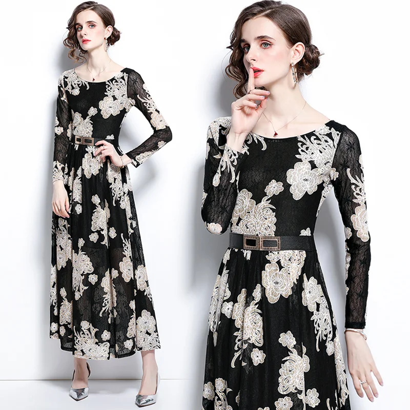 Женское длинное вечернее платье-туника, черное элегантное облегающее Платье макси с длинным рукавом, круглым вырезом, цветочной вышивкой и ...
Женское длинное вечернее платье-туника, черное элегантное облегающее Платье макси с длинным рукавом, круглым вырезом, цветочной вышивкой и ...