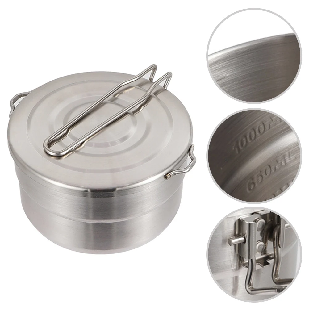 Convenient 1 5L Lunch Case Camping Pot Tableware Essential for Camping Hiking Fishing Picnic 304 Stainless Steel Compact and
Convenient 1 5L Lunch Case Camping Pot Tableware Essential for Camping Hiking Fishing Picnic 304 Stainless Steel Compact and
